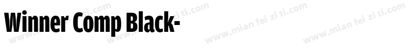 Winner Comp Black字体转换